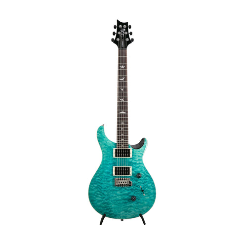 PRS SE Custom 24 Electric Guitar w/Bag, Quilted Sapphire