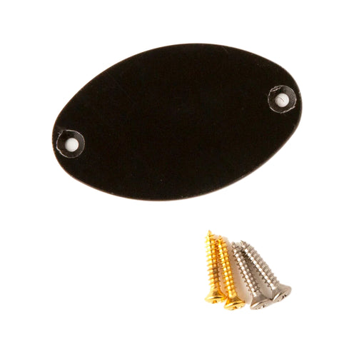 PRS SE Plastic Bevel Cut Cover Plate, Black Football