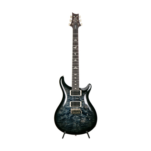 PRS Custom 24 Electric Guitar, Faded Whale Blue Wraparound Smokeburst