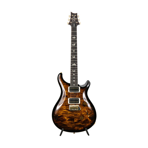 PRS Custom 24 10 Top Electric Guitar, Black Gold Wraparound Burst
