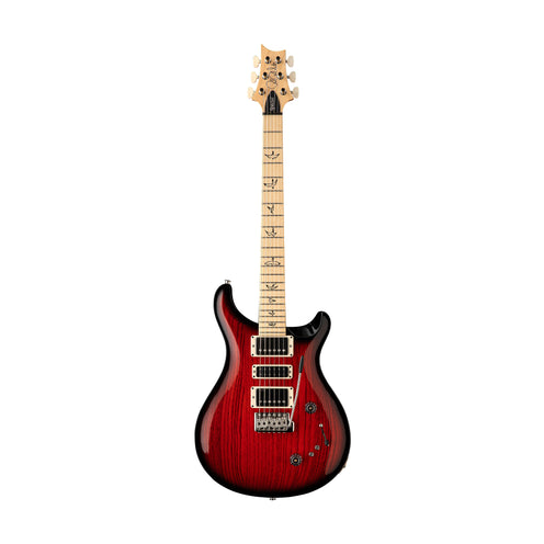 PRS Swamp Ash Special Maple Electric Guitar, Scarlet Smokeburst