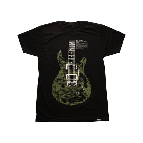 PRS Custom 24 Tee, Black