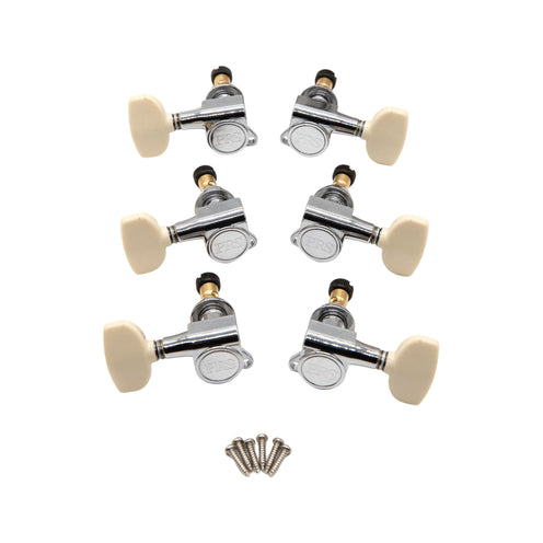 PRS-Designed Locking Tuners w/ Ivory Wing Button, Set of 6