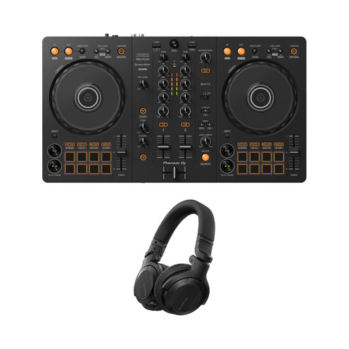 Pioneer DDJ-FLX4 w/HDJ-CUE1 Bluetooth Bundle