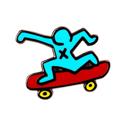 Pintrill Keith Haring Skateboarder Pin