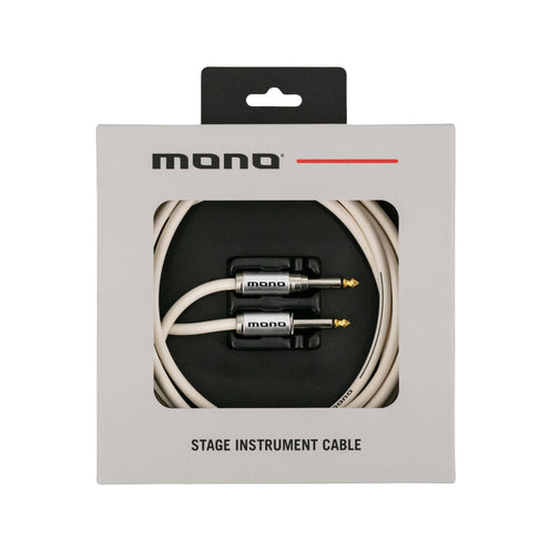 MONO Stage Instrument Cable, Standard Straight to Silent Connector