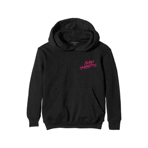 Rockoff Ed Sheeran Unisex Pullover Hoodie: Bad Habits, Back Print, Black