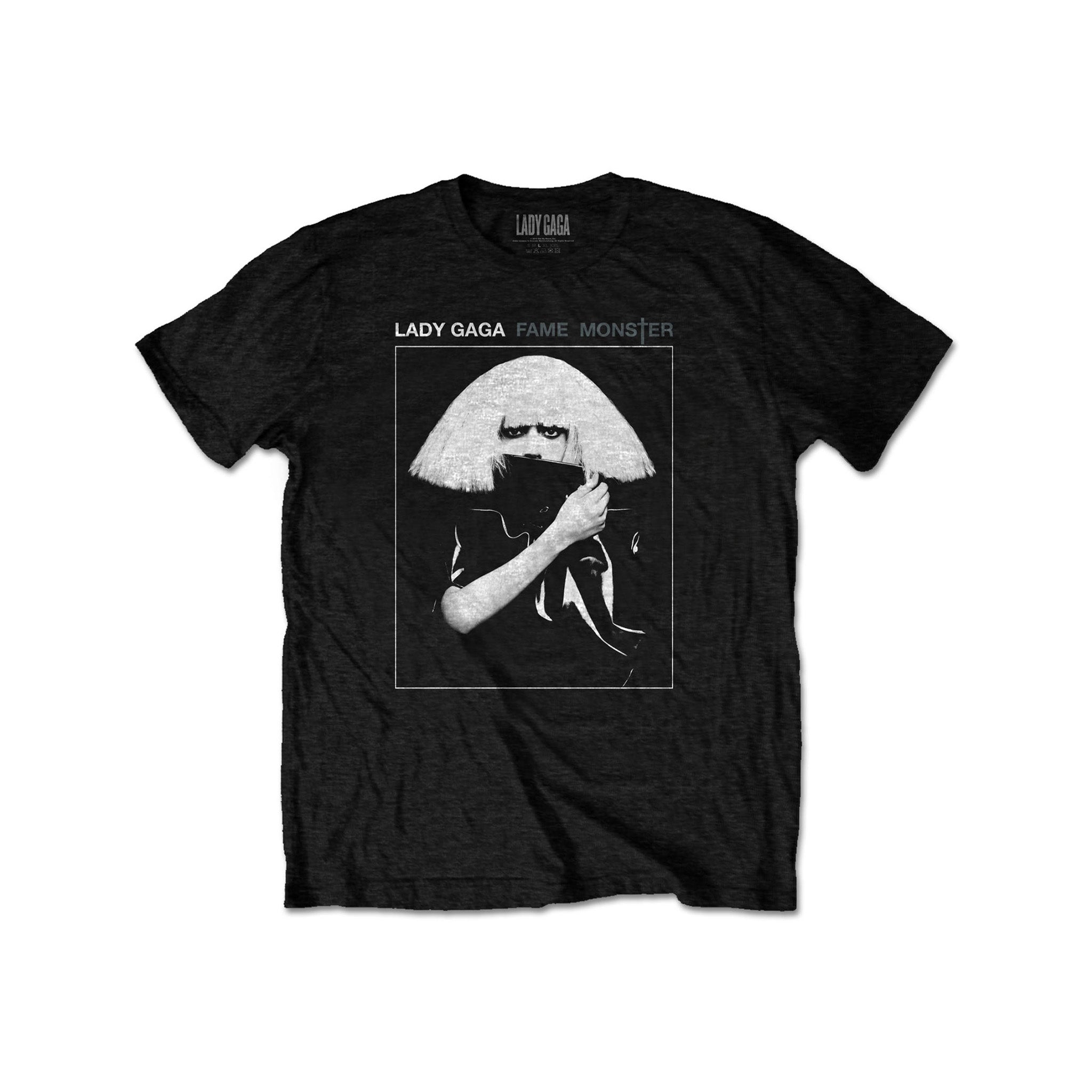 Rockoff Lady Gaga Unisex T-Shirt: Fame, Black