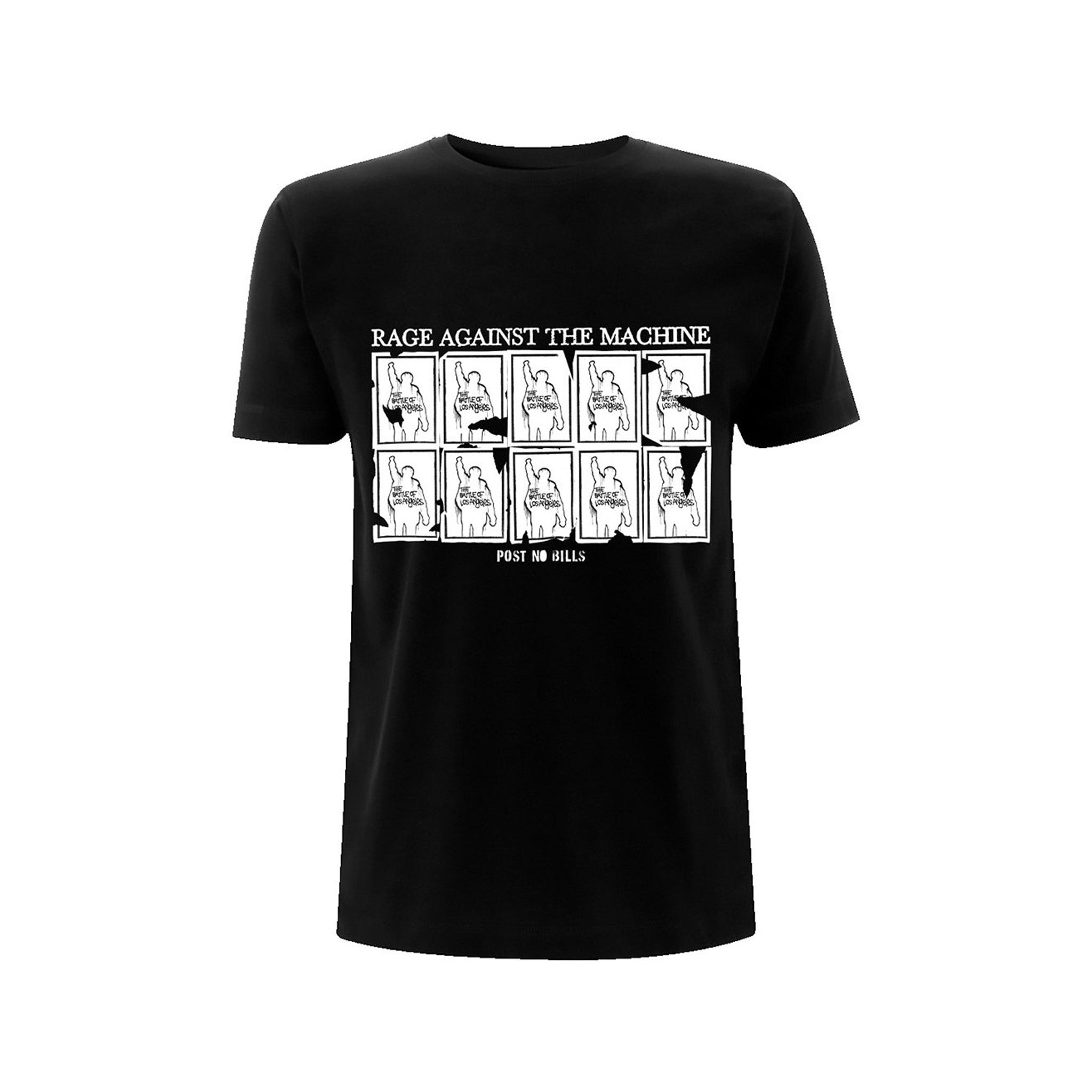 Rockoff Rage Against The Machine Post No Bills Unisex T-Shirt, Black