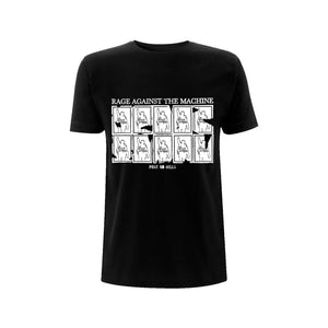 Rockoff Rage Against The Machine Post No Bills Unisex T-Shirt, Black