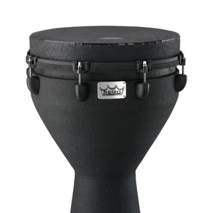Remo DJ-0014-BE 14inch Mondo Key-Tuned Djembe, Black Earth