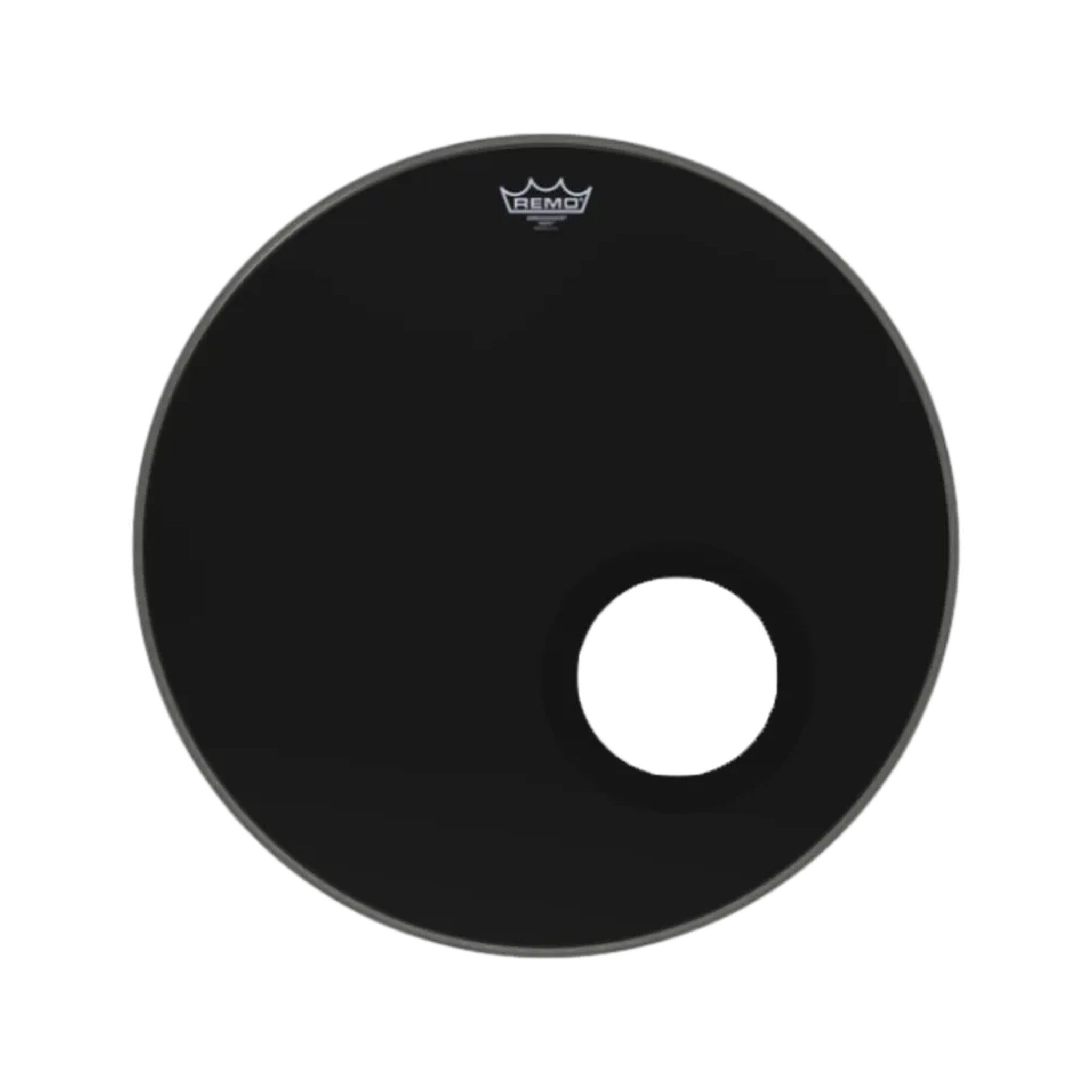 Remo ES-1022-00-DM 22inch Ambassador Ebony Bass Drum Head