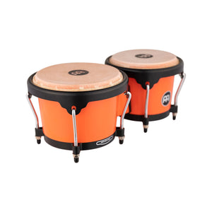 MEINL Percussion HB50EC 6.5inch + 7.5inch Journey Series ABS Bongo, Electric Coral