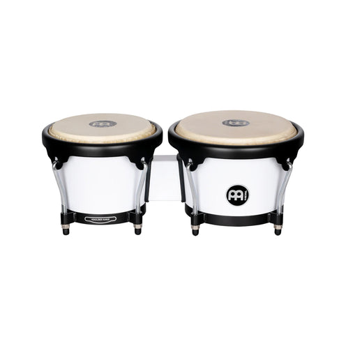 MEINL Percussion HB50WH 6.5inch + 7.5inch Journey Series ABS Bongo, Bright White