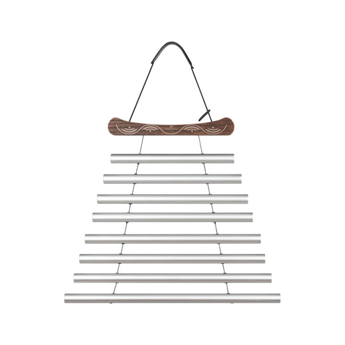 MEINL Sonic Energy MFC8CSHMIS 24inch Meditation Flow Chime, C# Minor (8 Notes) 432Hz, Silver