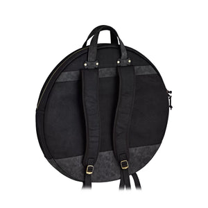 MEINL Cymbals MWC22BK 22inch Waxed Canvas Backpack Cymbal Bag, Classic Black