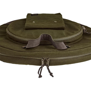 MEINL Cymbals MWC22GR 22inch Waxed Canvas Backpack Cymbal Bag, Forest Green