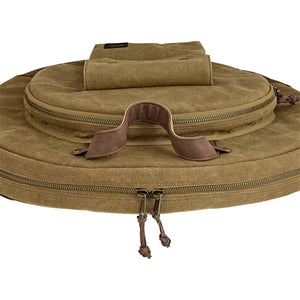 MEINL Cymbals MWC22KH 22inch Waxed Canvas Backpack Cymbal Bag, Vintage Khaki