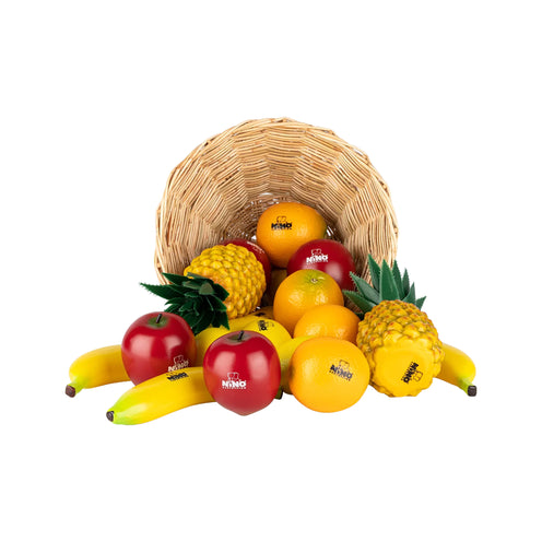 NINO Percussion NINOSET536 Fruit Shaker Assortment, 18 Pieces