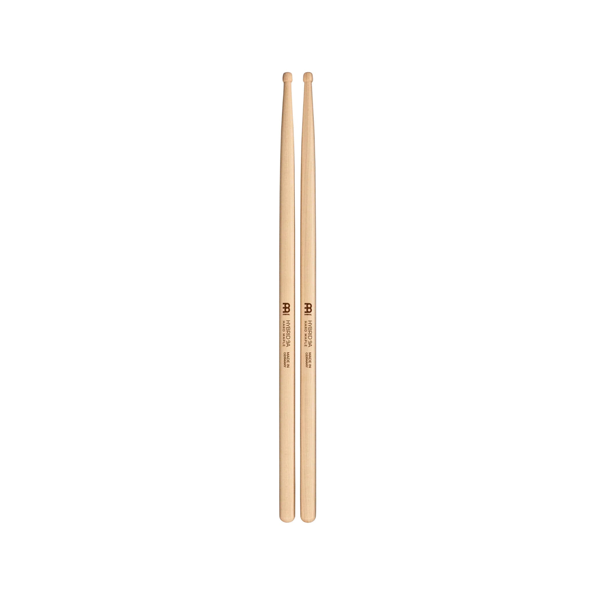 MEINL SB137 Hybrid 9A Hard Maple Drum Stick, Wood Tip