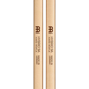 MEINL SB137 Hybrid 9A Hard Maple Drum Stick, Wood Tip