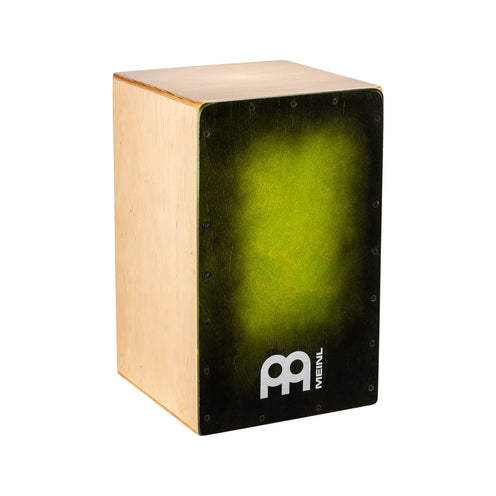 MEINL Percussion SC100GRB Snarecraft Cajon, Green Burst