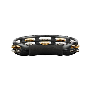 MEINL Percussion TMT1M-BK Hand Held Molded ABS Tambourine, Mixed Jingles, Black