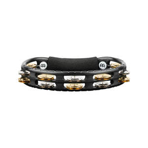 MEINL Percussion TMT1M-BK Hand Held Molded ABS Tambourine, Mixed Jingles, Black