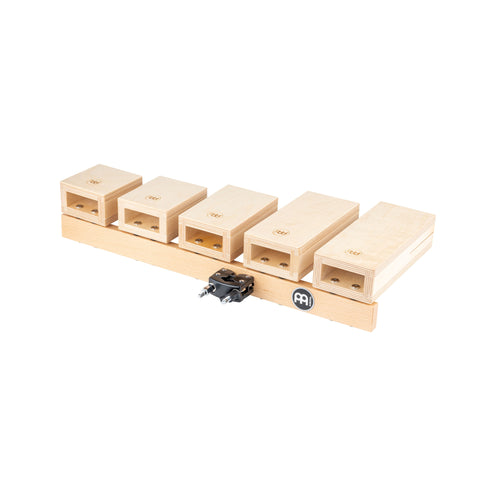 MEINL Percussion TMWTB 5-Piece Wood Temple Block Set