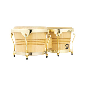 MEINL Percussion WB200NT-G WB200 Wood Bongo, Gold Tone Hardware
