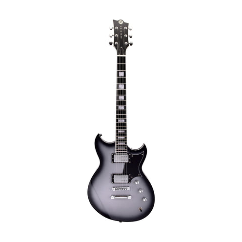 Reverend Sensei RA Electric Guitar, Ebony FB, Silver Burst