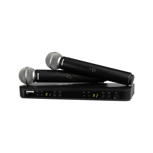 Shure BLX288A/SM58-K14 Wireless Dual Vocal System with two SM58