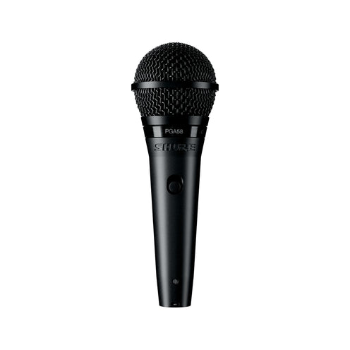 Shure PGA58-QTR Cardioid Dynamic Vocal Microphone w/15Inch XLR-QTR Cable