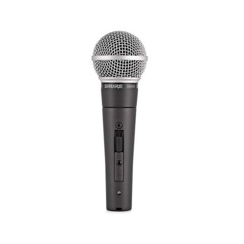 Shure SM58S Cardioid Dynamic Vocal Microphone w/ On/Off Switch & Thread Adapter