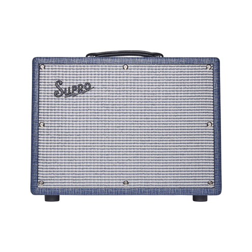 Supro Keeley Custom 10 Guitar Combo Amplifier, Blue Rhino