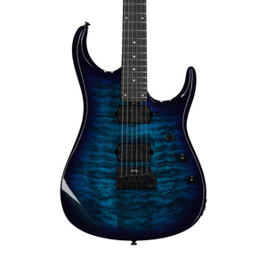 Sterling by Music Man JP150DQM John Petrucci Signature Electric Guitar, Cerulean Paradise (JP150DQM-CPD)