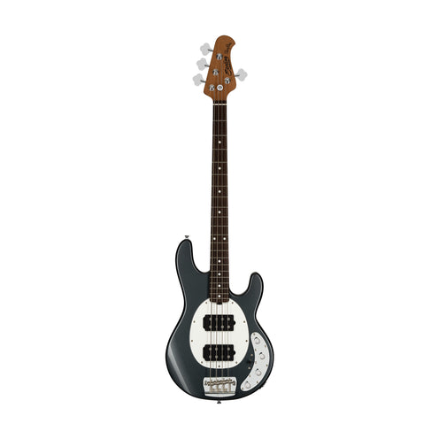 Sterling by Music Man Ray34 HH 4-String Electric Bass Guitar, Charcoal Frost