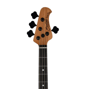 Sterling by Music Man DarkRay Bass Guitar, Ebony FB, Black