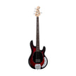 Sterling S.U.B Series RAY4 4-String Electric Bass Guitar, Jatoba FB, Red Ruby Burst Satin (ST-RAY4-RRBS-J1)
