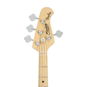Sterling S.U.B Series RAY4 4-String Electric Bass Guitar, Maple FB, Vintage Sunburst Satin