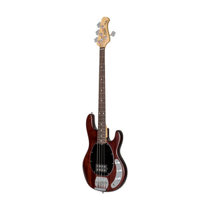 Sterling by Music Man RAY4 StingRay Bass Guitar, Jatoba FB, Walnut Satin (ST-RAY4-WS-J1)