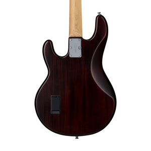 Sterling by Music Man RAY4 StingRay Bass Guitar, Jatoba FB, Walnut Satin (ST-RAY4-WS-J1)