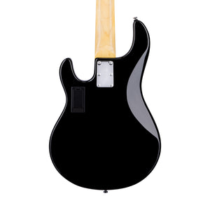 Sterling S.U.B Series RAY5 5-String Electric Bass Guitar, Maple FB, Black