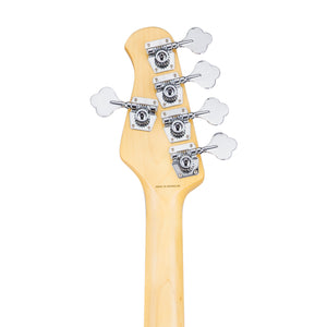 Sterling S.U.B Series RAY5 5-String Electric Bass Guitar, Maple FB, Black