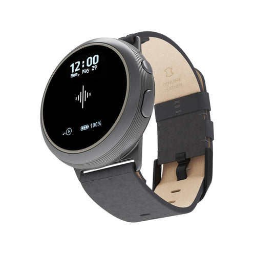 Soundbrenner SBCS-02 Core Steel 2 Musicians Smartwatch, Carbon Gray