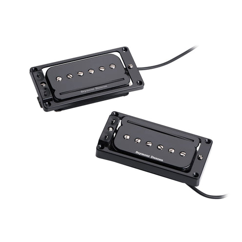 Seymour Duncan P-Rails 6-Strings Triple Shot Flat Humbucker Pickups Set, Black