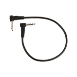 Strymon 1.5FT Single 1/4" TRS Male Right Angle to 1/4" TRS Male Right Angle Cable