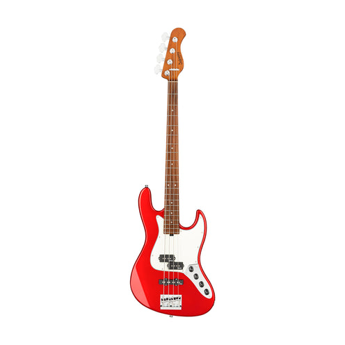 Sadowsky MetroExpress 21-Fret Hybrid 4-String P/J Bass, Solid Candy Apple Red Metallic High Polish