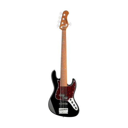 Sadowsky MetroExpress 21-Fret Hybrid 5-String P/J Bass, Solid Black High Polish