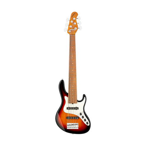 Sadowsky MetroExpress 24-Fret Vintage 6-String J/J Bass, Tobacco Sunburst Transparent High Polish